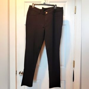 Womens, Seven Brand, Black Slim Pointe Fit Pants
